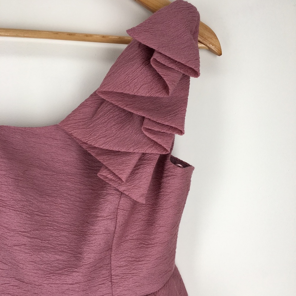 🚨SOLD🚨 BCBGMaxAzria Audrey One Shoulder Dress - Picture 5 of 8